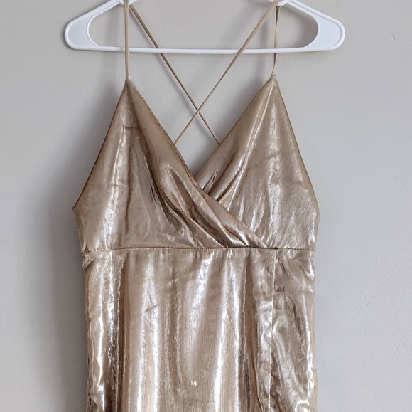 🆕🌿GOLD SHIMMER DRESS🌿 - Picture 3 of 10